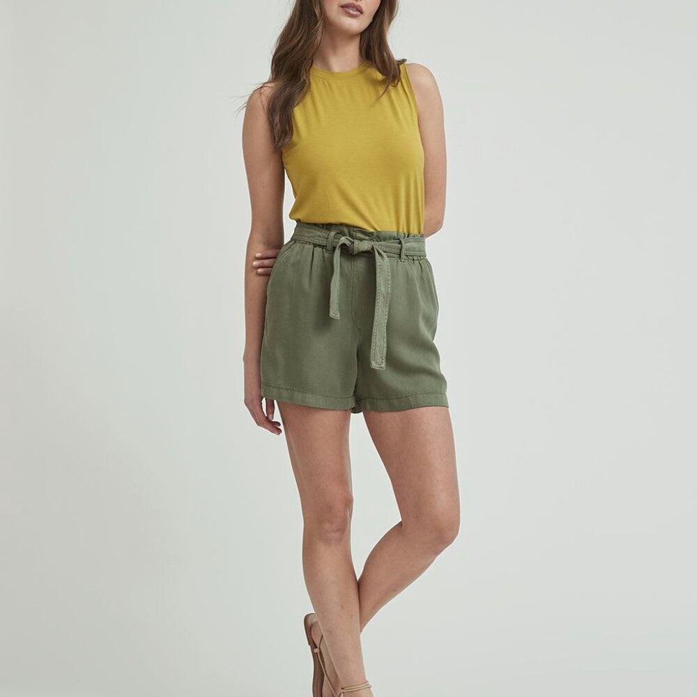 RW&Co Denim Shorts With Removable Sash XXL green shorts cargo olive green